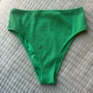 Aerie High Cut Cheeky Bottoms Green